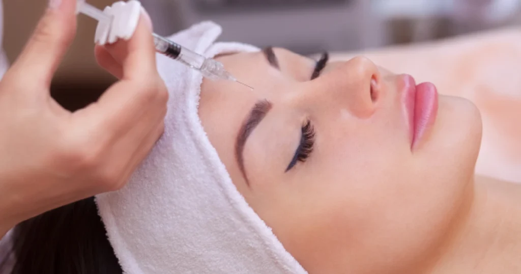 Woman Receiving Dysport Treatments in Kirkland, WA